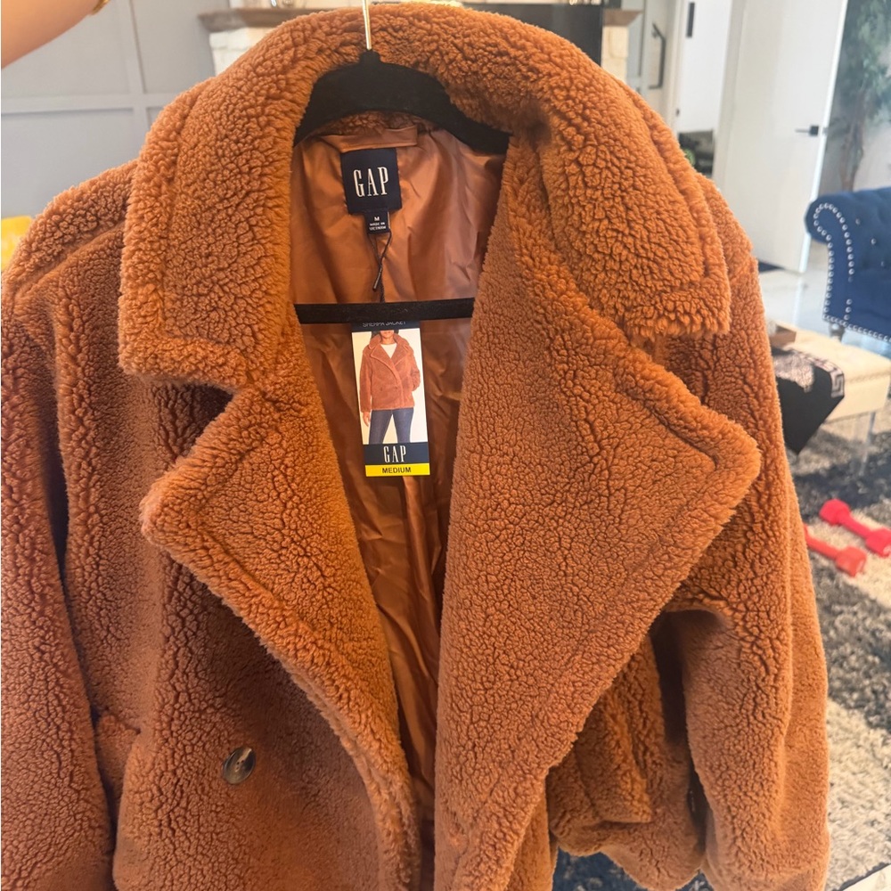 GAP Women's Brown Teddy Sweater